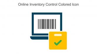 Online Inventory Control Colored Icon In Powerpoint Pptx Png And Editable Eps Format
