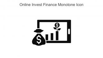 Online Invest Finance Monotone Icon In Powerpoint Pptx Png And Editable Eps Format
