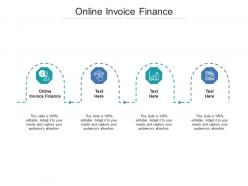Online invoice finance ppt powerpoint presentation ideas picture cpb