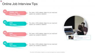 Online Job Interview Tips In Powerpoint And Google Slides Cpb