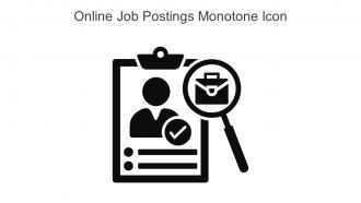 Online Job Postings Monotone Icon In Powerpoint Pptx Png And Editable Eps Format