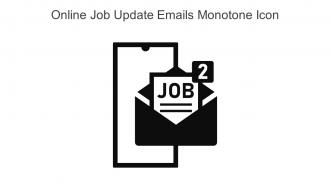 Online Job Update Emails Monotone Icon In Powerpoint Pptx Png And Editable Eps Format