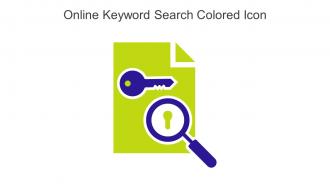Online Keyword Search Colored Icon In Powerpoint Pptx Png And Editable Eps Format