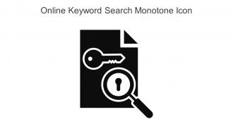 Online Keyword Search Monotone Icon In Powerpoint Pptx Png And Editable Eps Format