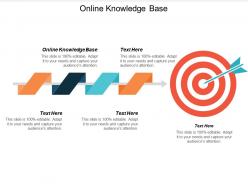Online knowledge base ppt powerpoint presentation file slideshow cpb