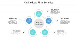 Online law firm benefits ppt powerpoint presentation inspiration themes cpb