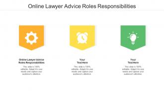 Online Lawyer Advice Roles Responsibilities Ppt Powerpoint Presentation Portfolio Slides Cpb