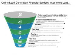 Online lead generation financial services investment lead generation cpb