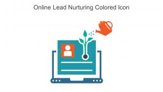 Online Lead Nurturing Colored Icon In Powerpoint Pptx Png And Editable Eps Format