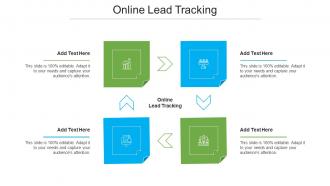 Online Lead Tracking Ppt Powerpoint Presentation Styles Graphics Example Cpb