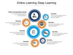 Online learning deep learning ppt powerpoint presentation professional background cpb