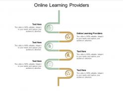 Online learning providers ppt powerpoint presentation icon file formats cpb