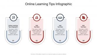 Online Learning Tips Infographic In Powerpoint And Google Slides Cpb