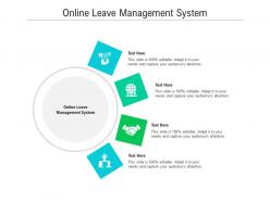 Online leave management system ppt powerpoint presentation gallery introduction cpb