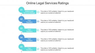 Online legal services ratings ppt powerpoint presentation infographics structure cpb