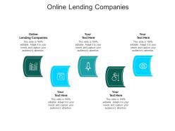 Online lending companies ppt powerpoint presentation professional clipart images cpb