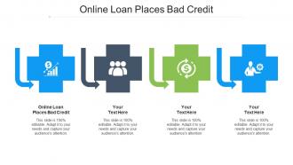 Online Loan Places Bad Credit Ppt Powerpoint Presentation Show Backgrounds Cpb