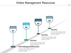 Online management resources ppt powerpoint presentation pictures images cpb