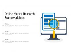 Online market research framework icon