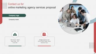 Online Marketing Agency Services Proposal Powerpoint Presentation Slides
