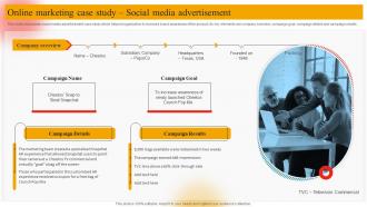 Online Marketing Case Study Social Media Online Marketing Plan To Generate Website Traffic MKT SS V