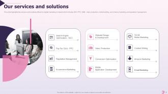 Online Marketing Company Profile Powerpoint Presentation Slides
