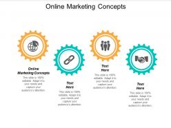 Online marketing concepts ppt powerpoint presentation ideas gridlines cpb