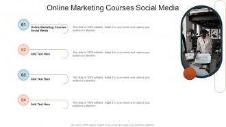 Online Marketing Courses Social Media In Powerpoint And Google Slides Cpb