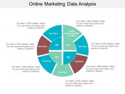 Online marketing data analysis ppt powerpoint presentation ideas graphics download cpb