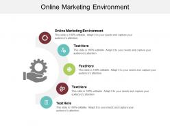 Online marketing environment ppt powerpoint presentation infographics model cpb