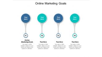 Online marketing goals ppt powerpoint presentation show professional cpb