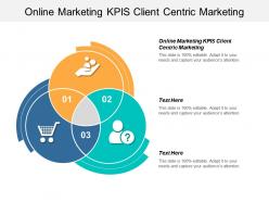 Online marketing kpis client centric marketing ppt powerpoint presentation infographic template file formats cpb