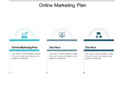 Online marketing plan ppt powerpoint presentation pictures objects cpb