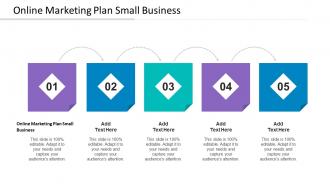 Online Marketing Plan Small Business Ppt Powerpoint Presentation Outline Show Cpb