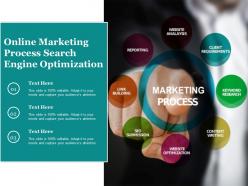 Online marketing process search engine optimization