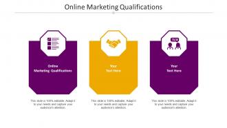 Online Marketing Qualifications Ppt Powerpoint Presentation Outline Design Templates Cpb
