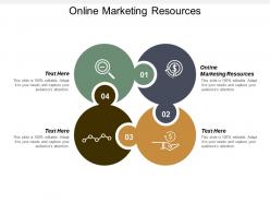 Online marketing resource ppt powerpoint presentation infographics icon cpb