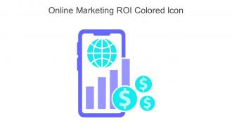 Online Marketing ROI Colored Icon In Powerpoint Pptx Png And Editable Eps Format