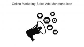 Online Marketing Sales Ads Monotone Icon In Powerpoint Pptx Png And Editable Eps Format