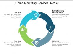 Online marketing services media ppt powerpoint presentation icon guidelines cpb