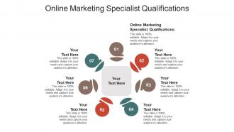 Online marketing specialist qualifications ppt powerpoint presentation icon slide cpb