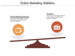 Online marketing statistics ppt powerpoint presentation gallery clipart cpb