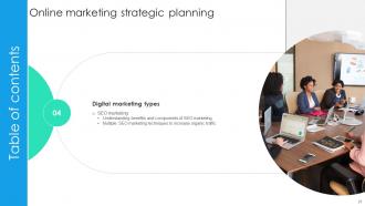 Online Marketing Strategic Planning MKT CD Colorful Template