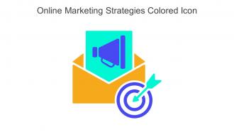 Online Marketing Strategies Colored Icon In Powerpoint Pptx Png And Editable Eps Format