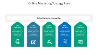 Online marketing strategy plan ppt powerpoint presentation layouts influencers cpb