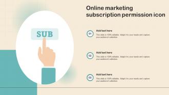 Online Marketing Subscription Permission Icon