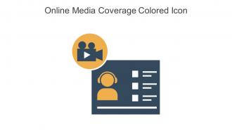 Online Media Coverage Colored Icon In Powerpoint Pptx Png And Editable Eps Format