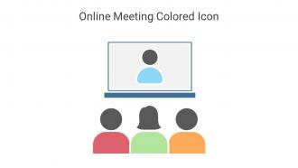 Online Meeting Colored Icon In Powerpoint Pptx Png And Editable Eps Format