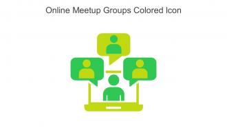 Online Meetup Groups Colored Icon In Powerpoint Pptx Png And Editable Eps Format