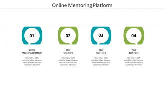 Online mentoring platform ppt powerpoint presentation inspiration deck cpb